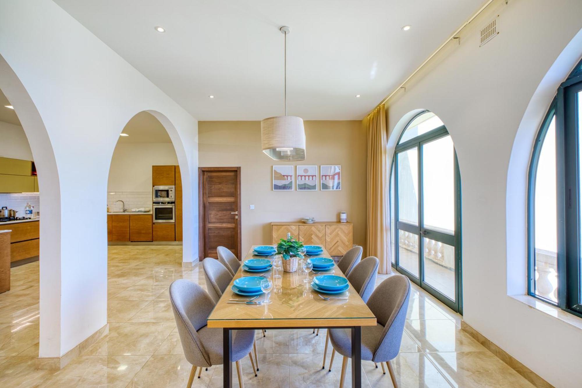 Spacious, Bright, Valley & Sea View Maisonette Xagħra エクステリア 写真